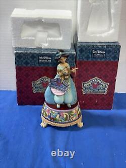 Jim Shore Disney Jasmine Arabian Princess w Musical Base Boxes 4020792 4020794