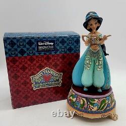 Jim Shore Disney Jasmine Figurine with Sonata Collection Base in Box