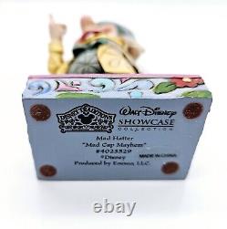 Jim Shore Disney Mad Hatter Figurine Alice In Wonderland Mad Cap Mayhem in Box