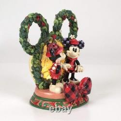 Jim Shore Disney Mickey & Minnie LED Mountain Diorama Figurine #6016880