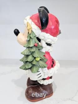 Jim Shore Disney Old St. Mick Mickey Mouse Christmas 17 Figurine 1487542 Box