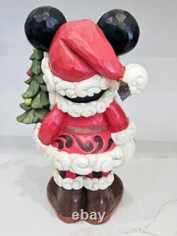 Jim Shore Disney Old St. Mick Mickey Mouse Christmas 17 Figurine 1487542 Box