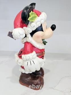 Jim Shore Disney Old St. Mick Mickey Mouse Christmas 17 Figurine 1487542 Box