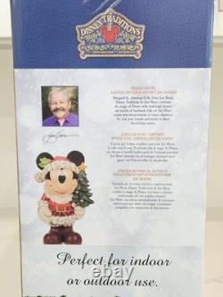 Jim Shore Disney Old St. Mick Mickey Mouse Christmas 17 Figurine 1487542 Box