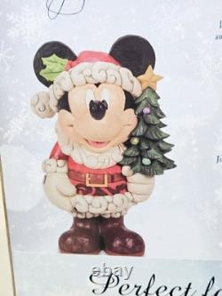 Jim Shore Disney Old St. Mick Mickey Mouse Christmas 17 Figurine 1487542 Box
