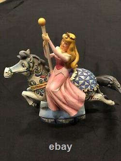 Jim Shore Disney Princess of Beauty Aurora Carousel Horse 4011743 WithBox