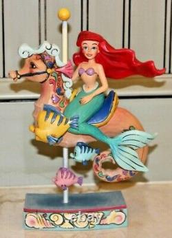 Jim Shore Disney Princess of Sea Ariel Little Mermaid Carousel Horse 4011742