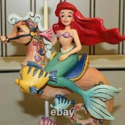 Jim Shore Disney Princess of Sea Ariel Little Mermaid Carousel Horse 4011742