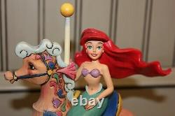 Jim Shore Disney Princess of Sea Ariel Little Mermaid Carousel Horse 4011742