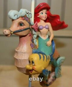 Jim Shore Disney Princess of Sea Ariel Little Mermaid Carousel Horse 4011742