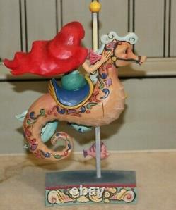 Jim Shore Disney Princess of Sea Ariel Little Mermaid Carousel Horse 4011742