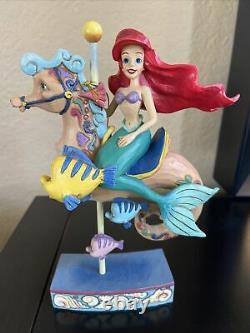 Jim Shore Disney Princess of the Sea Ariel Little Mermaid Carousel 4011742