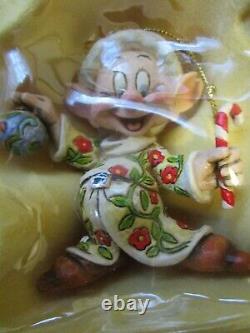 Jim Shore Disney Snow White And The Seven Dwarfs Ornament 9 Pc Set Apple New