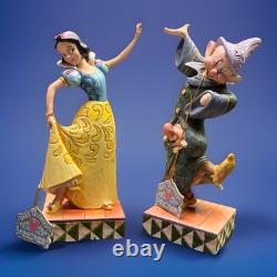 Jim Shore Disney? Snow White Dopey Sneezy? Dancing Partners? 4031494