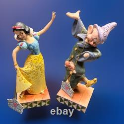 Jim Shore Disney? Snow White Dopey Sneezy? Dancing Partners? 4031494