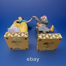 Jim Shore Disney? Snow White Dopey Sneezy? Dancing Partners? 4031494