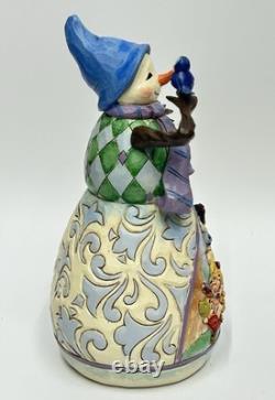 Jim Shore Disney Snow White & The Seven Dwarfs Snowman Hi Ho Holidays Figurine