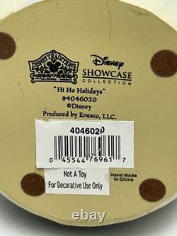 Jim Shore Disney Snow White & The Seven Dwarfs Snowman Hi Ho Holidays Figurine