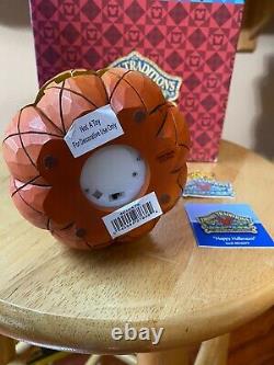 Jim Shore Disney Stitch Halloween in Lit Pumpkin VERY RARE 4016579