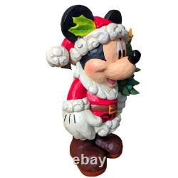 Jim Shore Disney Traditions 17 Mickey Mouse Figure Old St. Mick New