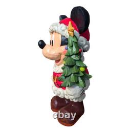 Jim Shore Disney Traditions 17 Mickey Mouse Figure Old St. Mick New