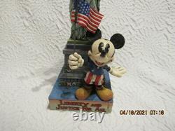 Jim Shore Disney Traditions 2007 Liberty & Justice For All Mickey Figurine Mib