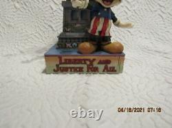 Jim Shore Disney Traditions 2007 Liberty & Justice For All Mickey Figurine Mib