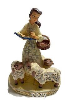 Jim Shore Disney Traditions 2018 Bookish Beauty Belle White Woodland Figurine