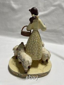 Jim Shore Disney Traditions 2018 Bookish Beauty Belle White Woodland Figurine