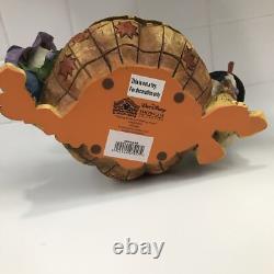 Jim Shore Disney Traditions 4005630 Playing Tricks Sharing Treats Candy Bowl GUC