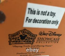 Jim Shore Disney Traditions 4005630 Playing Tricks Sharing Treats Candy Bowl GUC