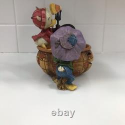 Jim Shore Disney Traditions 4005630 Playing Tricks Sharing Treats Candy Bowl GUC