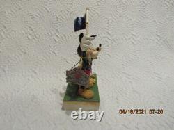 Jim Shore Disney Traditions A Banner Day-mickey & Pluto Patriotic Figurine Nib