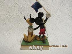 Jim Shore Disney Traditions A Banner Day-mickey & Pluto Patriotic Figurine Nib