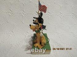 Jim Shore Disney Traditions A Banner Day-mickey & Pluto Patriotic Figurine Nib