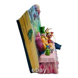 Jim Shore Disney Traditions Alice In Wonderland Happy Unbirthday Storybook NEW