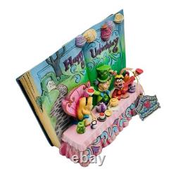 Jim Shore Disney Traditions Alice In Wonderland Happy Unbirthday Storybook NEW