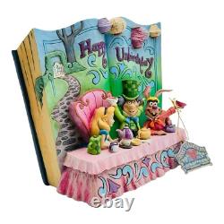 Jim Shore Disney Traditions Alice In Wonderland Happy Unbirthday Storybook NEW