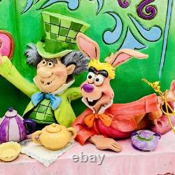 Jim Shore Disney Traditions Alice In Wonderland Happy Unbirthday Storybook NEW