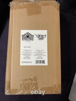 Jim Shore Disney Traditions Alice Teapot Planter 4016539 NIB