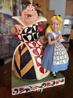 Jim Shore Disney Traditions Alice in Wonderland and Queen of Hearts Figurine
