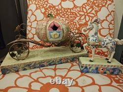 Jim Shore Disney Traditions An Enchanted Coach Awaits You Set #4007220