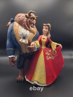 Jim Shore Disney Traditions Beauty And The Beast Christmas Enchanted Christmas