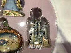 Jim Shore Disney Traditions CINDERELLA Holiday Ornament Set of 5 Enesco