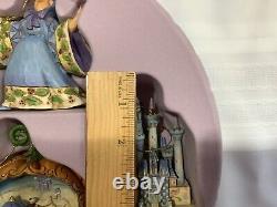 Jim Shore Disney Traditions CINDERELLA Holiday Ornament Set of 5 Enesco