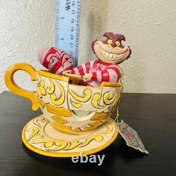 Jim Shore Disney Traditions Cheshire Cat Mad Tea Party 4032117
