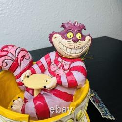 Jim Shore Disney Traditions Cheshire Cat Mad Tea Party 4032117