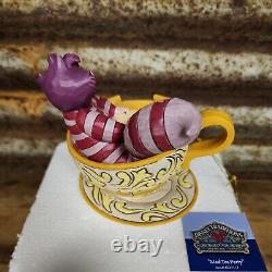 Jim Shore Disney Traditions Cheshire Cat Mad Tea Party Alice Wonderland 4032117