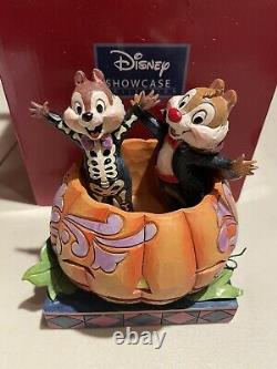 Jim Shore Disney Traditions Chip & Dale Tiny Tricksters Pumpkin New 4057947
