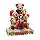 Jim Shore Disney Traditions Christmas Mickey Mouse And Friends Figurine 6007063